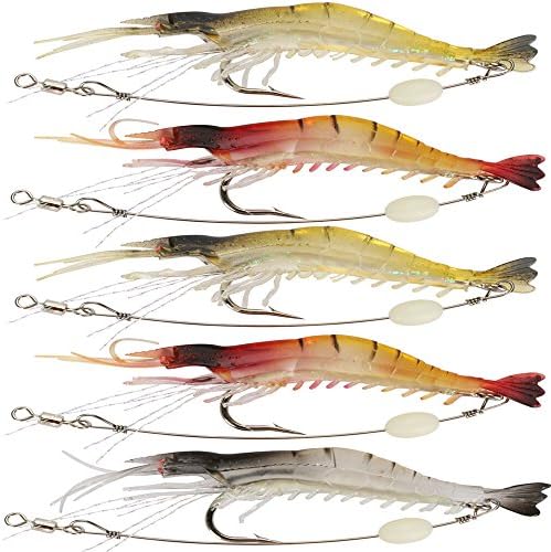 20/5 pcs Octopus Lures Glow in Dark Luminous Bulb Squid Skirts Soft Trolling Lures Bait Fishing Tackle Saltwater