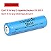UltraFire 18650 Battery 2200mAh MAX 3.7V Rechargeable Battery Li-ion Button Top Battery (2 Pack)