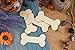 Unfinished Wood Cutout - 24-Pack Dog Bone Shaped Wood Pieces for Wooden Craft DIY Projects, Gift Tags, Home Decoration, 4.3 x 2.2 x 0.1 inches