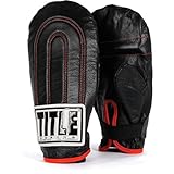 TITLE Leather Speed Bag Gloves, Black