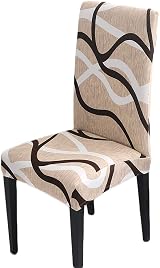HZDHCLH Chair Covers Set of 4/6 Stretch Modern Slipcovers Dining Room Kitchen
