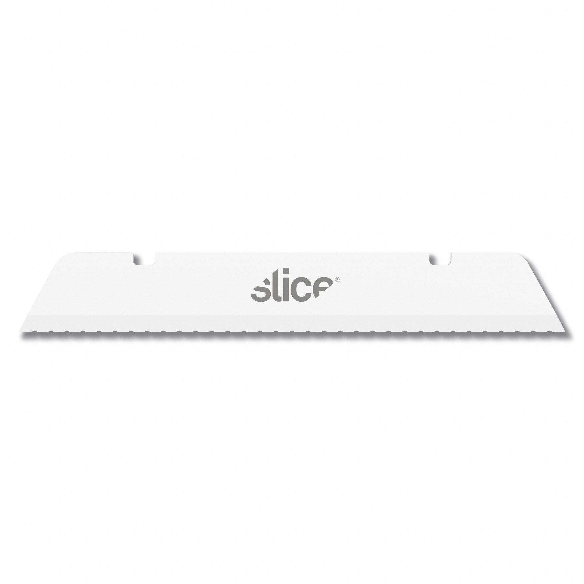 Slice 10540 Extra Long Industrial Serrated Edge Blades - Finger-Friendly Safety Ceramic Blade - Ideal for Applications That Require Sawing - Pack of 4 Blades