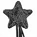 Bilipala Black Star Magic Wands Fairy Princess Wand Masquerade Wand for Kids Birthday Baby Shower Party Supplies, 2 Counting