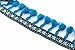 Vicien Marsha Q Embroidered Tassels Fringe Trim Boho Knitting Yarn Lace Ribbon 3 Yard Blue for Sewing Crafts Applique Design Decorating Embroidery Clothing Accessories Bedding Curtains Paper Crafts