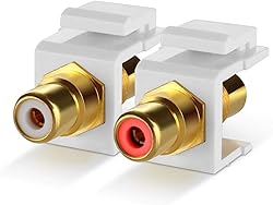 TNP RCA Keystone Jack Insert Connector Socket