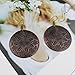 Coolcoco Fashion Metal Vintage Earrings Set with Dangle Pendant for Women Lady Girls Prime (9 pieces/set)