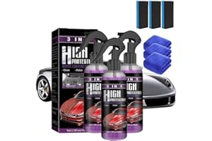 1/2/3/4 Bottle Car Coating Agent, 3 in 1 High Protection Quick Car Coating Spray, Nano Car Scratch Spray, 3 in 1 Ceramic Car 