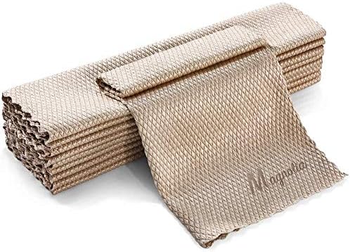 ふきんふきん ディッシュクロス グラスクロス 布巾 敷きふとん 低価格化 ぞうきん マイクロファイバークロス 雑巾 强力吸水 速乾 窓拭き キッチン用 業務用 8枚入り 掃除用品 飲食店 食器用