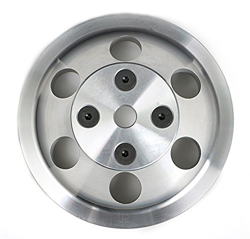 2 Trans+Dapt+9483+Aluminum+2+Groove+Pulley