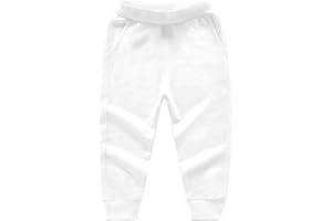 CUATINTUO Kid Boys Girls Sweatpants Jogger Casual Elastic Waist Cotton Pants