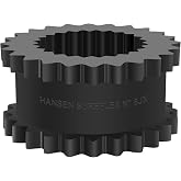 AUTOJARE 8J Coupling Insert EPDM Rubber Spider (8JE) Solid Design, 2-1/2" Length, 5-1/16" OD, 1475 in-lb Torque, 4500 RPM