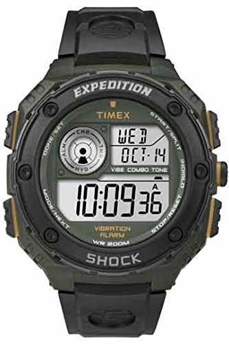 Timex Originals T49982 Mens Black Expedition Vibe Shock Chronograph Watch