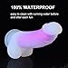 UTIMI Liquid Silicone Dildo Dong with Suction Cup and Ball 8.3 Inch