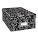 2PO Heavy-Duty Photo/Video Storage Box, Chalkboad Floral Design