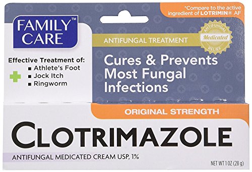Family Care Clotrimazole Anti Fungal Cream, 1% USP Compare to Lotrimin 1oz. (10 Pack) - Thumbnail 2