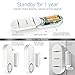 LACORAMO Door Chime 130db Wireless Alarm Sensor,2 Remote Controls,Door Entry Burglar Alert Security System for Home,Bussiness,Kids Safety(1 Pack)