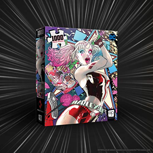 USAopoly USOPZ010533 DC Comics Super Heroes Harley Quinn Die Laughing 1,000 Piece Puzzle – Bild 6