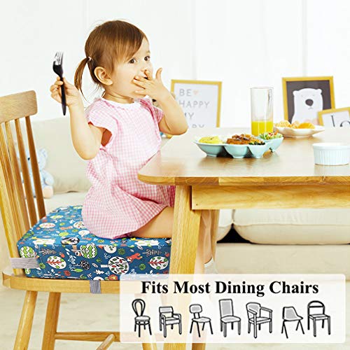 Sunmall Dining Chair Heightening Cushion Portable Dismountable