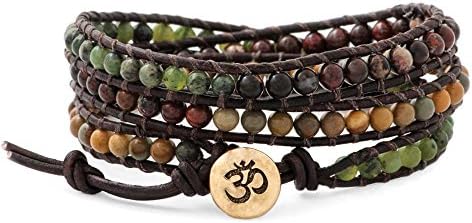 Gemstone Bohemian Wrap Bracelet Kit - Earthy - Exclusive Fusion Beads Jewelry Kit