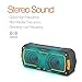 2Twelve Outdoor Wireless Bluetooth Speaker - Lightweight, Compact, Portable Sound System - Built-In Microphone for Calls - Crystal Clear Treble, Deep Bass - Water, Dust & Shock Resistant