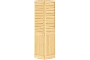Kimberly Bay Closet Door, Bi-fold, Louver Panel Plantation (24x80)