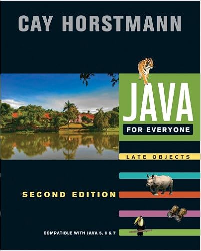 Java For Everyone Late Objects Cay S Horstmann - 