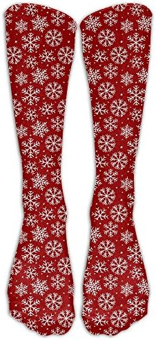 Colorful Christmas Elements Compression Socks Soccer Socks Long Stockings For Running Jogging Cross Training Cycling Relief