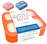 Bento Box for Kids, Toddler Lunch-Box for Small Boys Girls in School, Pre-School or Daycare, Leakproof 3 Compartment Containers for Snacks, BPA Free. Medium Orange