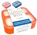Bento Box for Kids, Toddler Lunch-Box for Small Boys Girls in School, Pre-School or Daycare, Leakproof 3 Compartment Containers for Snacks, BPA Free. Medium Orange