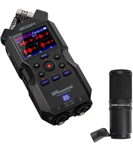Amazon.com: Zoom H4essential 4-Track Handy Recorder with 32-Bit