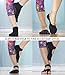 RAE-YOGA Non Skid Antibacterial Bamboo Toe Socks (S-M (5-8.5), Black)
