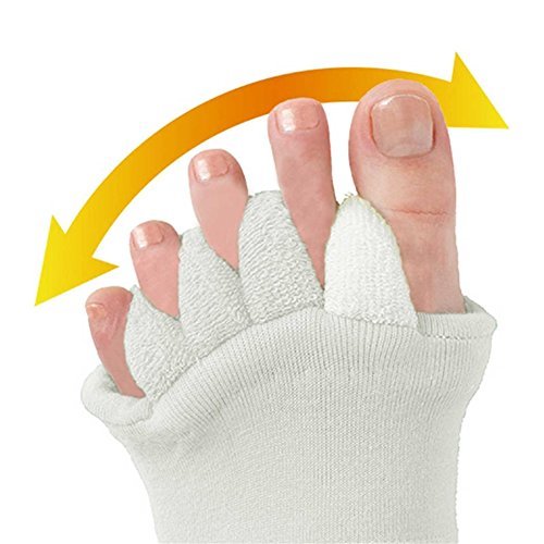 Flesser yoga sports gym five toe separator socks alignm…