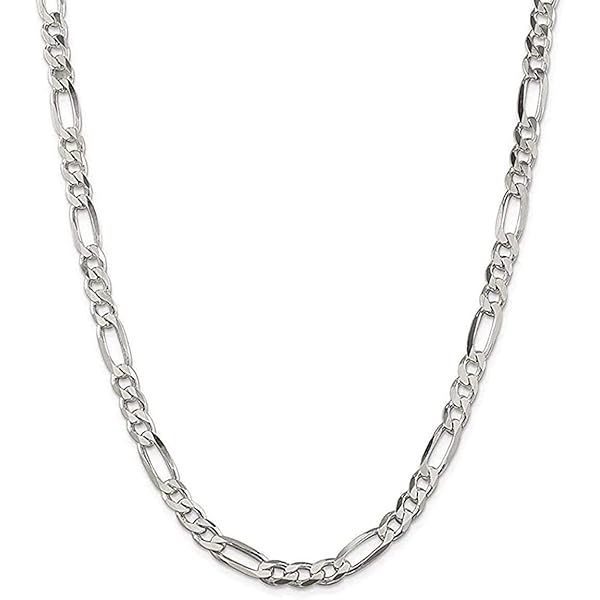 Savlano 925 Sterling Silver 5.5-6.5MM Boxed Anchor Link Necklace