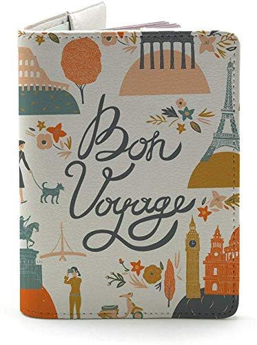 Handmade Curious Cute Passport Holder for Women - Leather Travel Wallet - Best Holiday Gift Passport case