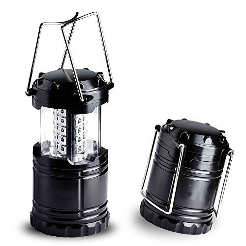 (pack of 2) Outdoor LED Camping Lantern Flashlights Set , Kenor Portable LED Camping Light Emergency Light 30 LEDs, Battery Powered, Home Garden Camping Lanterns for Hiking, RV,Emergencies, Hurricanes