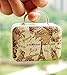 nanguawu 1/6 Barbie Blythe Size Map Doll Dollhouse Miniature Toy Trunk Box Suitcase Luggage Traveling Case