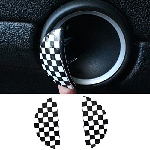Car Decal Sticker Door Inside Handles For MiniCooper BMW Checkered