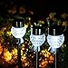 GIGALUMI Solar Lights Outdoor Garden Led Light Landscape/Pathway Lights Stainless Steel-6 Pack
