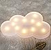 QiaoFei Cloud Night Light LED Marquee Sign-Baby Light-Battery Operated Nursery Lamp,Gift Decorative Light for Kid's Room/Party/Home/Wall Decor(White)
