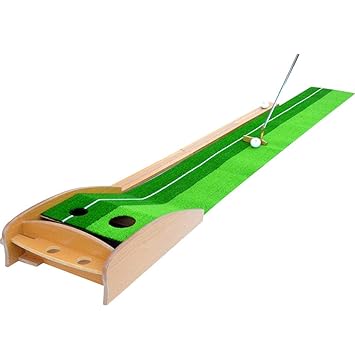 L.TSA Equipo de Entrenamiento Colchoneta de Golf Pelota de Madera ...