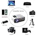 Projector Mini LED Video Projector Home Theater Supporting 1080P Compatible with HDMI/USB/TF Card/VGA/AV and Smartphone (E500-Basic)thumb 3