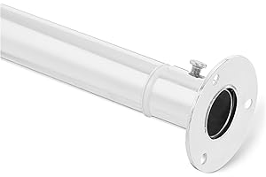 �鶹�� Basics Adjustable Length Clothes Hanging Rod, 48" to 72"