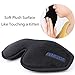 PeNeede 100% Blackout 3D Sleeping Eye Mask Contoured, Soft Memory Foam Molded Night Sleep Mask Eye Cover for Women/Men, Adjustable Comfort Blindfold Eye Shades for Nap/Migraine/Camping/Travel (Black)…