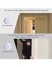 wsdcam ventana Alarma de puerta triggered magnéticamente para el hogar Seguridad, Loud 108 Db