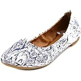Lucky Brand Emmie Women US 10 W Blue Ballet Flats