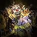 XIAO MO GU Halloween Clown Mask Jingle Jangle Scary Clown Mask Halloween Party Costume Decorations