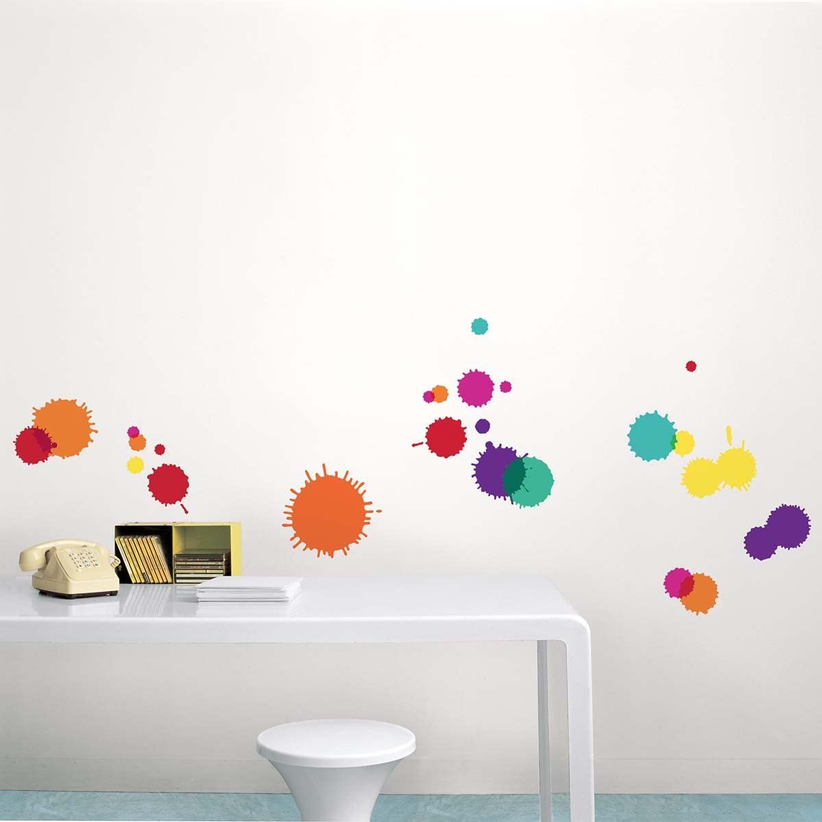 Nouvelles Images HOST1870 Spots Wall Decals, Multicolored
