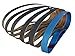 1 in. X 30 in. Premium Silicon Carbide Fine Grit Sanding Belts 220, 400, 600, 800, 1000, 2000 Grit Sharpening Belts 12 Pack Assortment