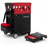 Nisplay Portable Tennis Ball Machine (26lbs) - Dual Motor for TopSpin and Backspin, 80+ Balls, Max 68MPH, 4+ Hours Play with External Lithium Battery