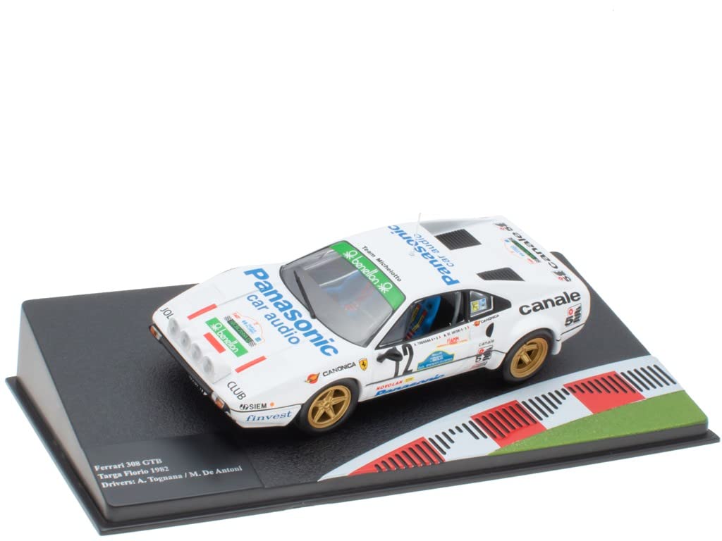 OPO 10 - Collection miniature car 1/43 compatible with Ferrari 308 GTB - Targa Florio 1982 - FR004